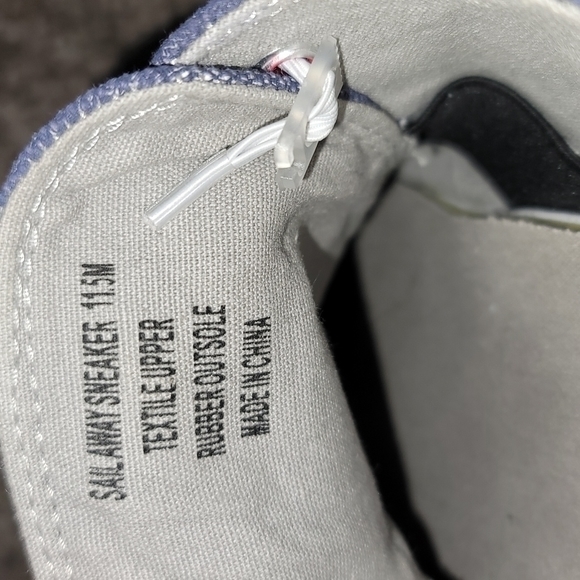 johnnie-O Blue and White Sneakers - Picture 8 of 8